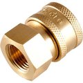 Mtm Hydro 4200 PSI 3/8 F Brass Quick Coupler 24.0069